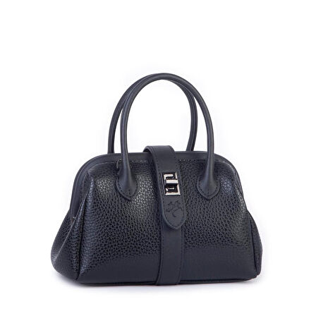 Nas 1426 Kadın Mini Boy Klipsli El Ve Postacı Çantası (20*13 Cm) Siyah
