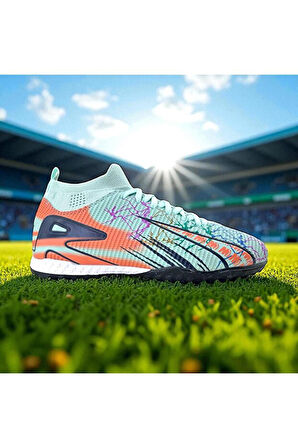 Laliga Hea1001 Çocuk - Genç Çoraplı Halı Saha Ayakkabısı Su Yeşili