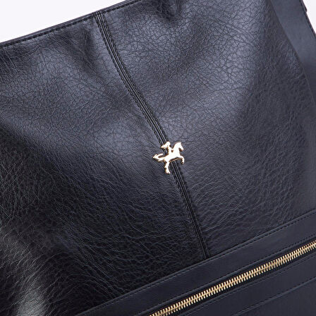 Nas 1398 Kadın Salash Büyük Boy Omuz Çantası Siyah