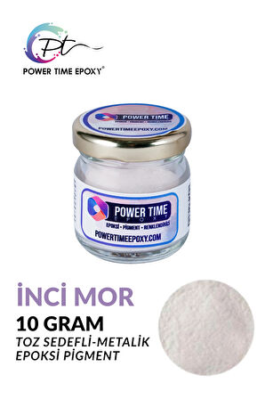 Sedefli Metalik Toz Pigment Boya / Inci Mor / Epoksi Için 10 GRAM