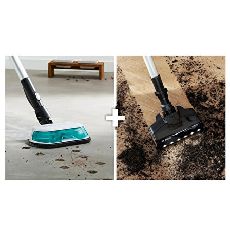 Bosch  250 Watt Prohygienic Aqua Islak Kuru Şarjlı Dikey Süpürge