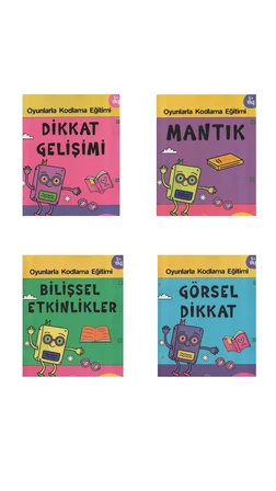 Oyunlarla Kodlama Eğitimi 4 Kitap Set