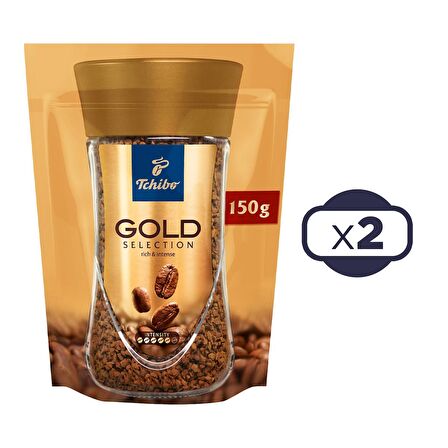 Tchibo Gold Selection Çözünebilir Kahve Ekonomik Paket 150 Gr 2'li