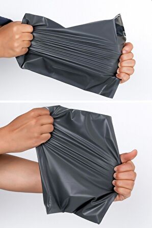 Gri Cepsiz Kargo Poşeti 60x62+5 cm | Yapışkan Bantlı Kargo Zarfı | 50’li E-Ticaret Poşeti