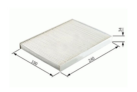 POLEN FİLTRESİ KARBONSUZ FİESTA V 1.3-1.4TDCI-1.4 16V-1.6TDCI-1.6 16V 01=> FUSION 1.4-1.4TDCI-1.6-1.6TDCI 02=>