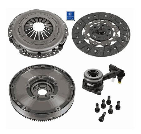 DEBRIYAJ SETI (BASKI BALATA-VOLAN-BILYA) 4 LU KIT OYNAR GOBEK VOLANLI  REPSET DMF FOCUS III 11=>14 1.6 TDCI VOLVO C30 1.