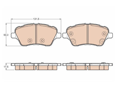 ÖN BALATA FORD B-MAX / COURIER