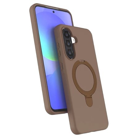 Samsung Galaxy A37 5G Regal Magsafe Standlı Kapak - Çöl Titanyum