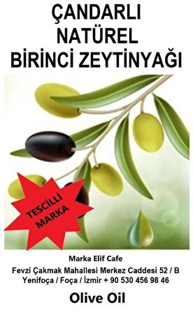 Çandarlı Natural Birinci Zeytinyağı 5 lt Pet Şişe zeytinyağı 5 litre 1 adet