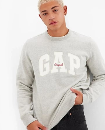 Gap Original Arch Crew Gap Logo 852079 Erkek Sweatshirt