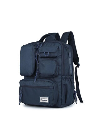 Smartbags Okul Sırt Çantası Geniş Hacimli Laptop Gözlü reflektör fermuar Yandan Cepli