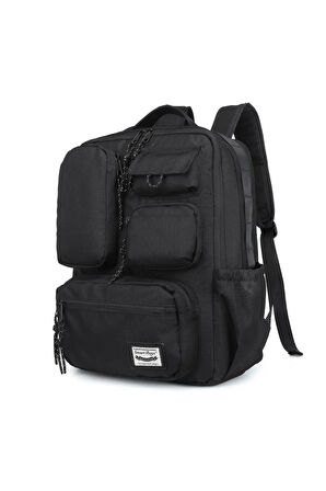 Smartbags Okul Sırt Çantası Geniş Hacimli Laptop Gözlü reflektör fermuar Yandan Cepli