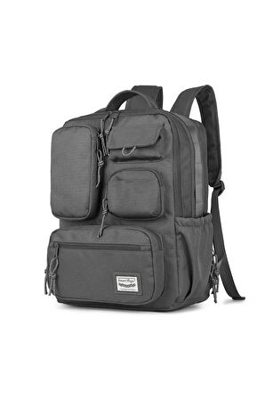 Smartbags Okul Sırt Çantası Geniş Hacimli Laptop Gözlü reflektör fermuar Yandan Cepli