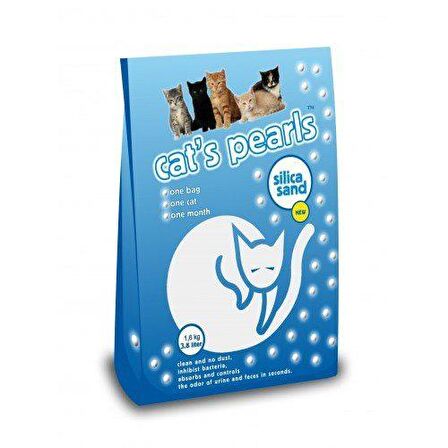 Cat's Pearls Hijyenik Silika Kedi Kumu 6x3,8 Lt (1,6 Kg) 