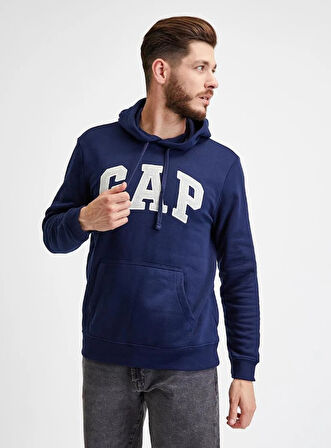 Gap V-Heritage Logo Po 850834 Erkek Kapüşonlu Sweatshirt
