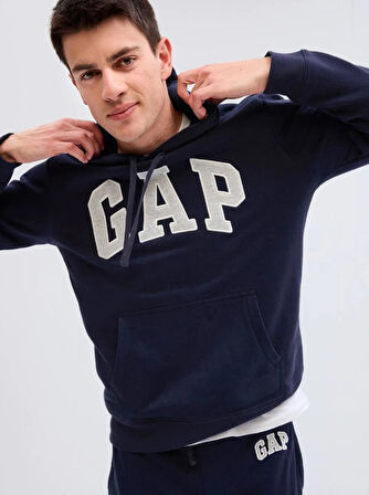 Gap V-Heritage Logo Po 850834 Erkek Kapüşonlu Sweatshirt