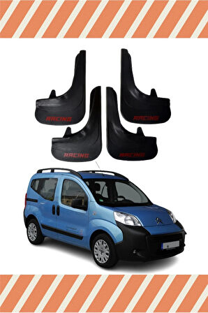 Citroen Nemo Racing yazılı 4’lü tozluk çamurluk paçalık sportif ve dayanıklı koruma sağlar