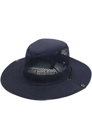 Tezzgelsin Kadın Fileli Safari Şapkası Geniş Siperlikli İpli Nefes Alan UV Güneş Koruyucu Balıkçı ve Outdoor Doğa Şapkası