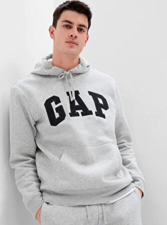Gap V-Heritage Logo Po 850834 Erkek Kapüşonlu Sweatshirt