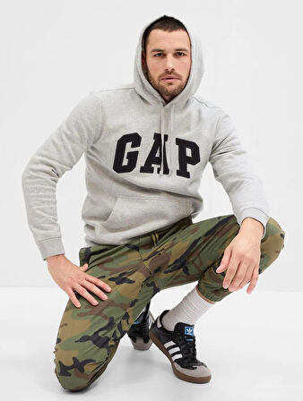 Gap V-Heritage Logo Po 850834 Erkek Kapüşonlu Sweatshirt