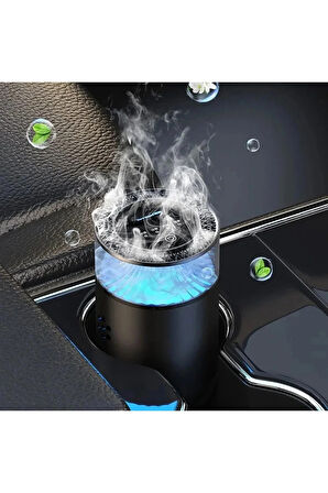 Araç ve Ev Kokulu Nemlendirici Cihazı Ledli Koku Difüzörü Oda Spreyi Araba İç Koku Giderici