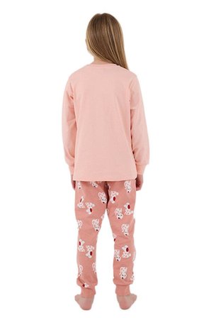 Roly Poly Kız Çocuk Somon Pijama Takım 3708 