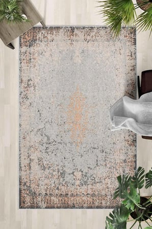 Kaymaz Taban Yıkanabilir Halı – Mutfak, Salon, Yatak Odası için Modern Dijital Baskı Halı (SLNHAL142