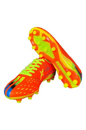 Erkek TPU Taban Halı Saha Krampon Futbol Ayakkabısı TURUNCU - SARI