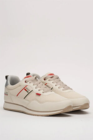 Erkek Günlük Sneaker Spor Ayakkabı KREM