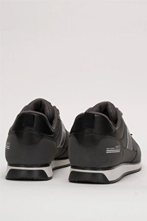 Erkek Günlük Sneaker Spor Ayakkabı FÜME-SİYAH