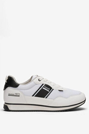 Erkek Günlük Sneaker Spor Ayakkabı BEYAZ - SİYAH