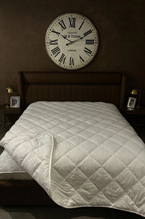  Çift Kişilik Merinos Kuzu Yünü Yorgan (%100 DOĞAL MERİNOS KUZU YÜNÜ) 195 X 215 Cm Ebat