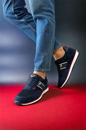 Erkek Günlük Sneaker Spor Ayakkabı LACİVERT