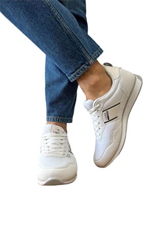 Erkek Günlük Sneaker Spor Ayakkabı BEYAZ