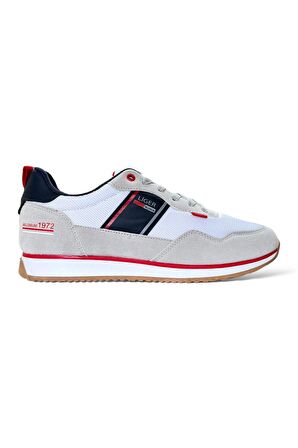 Erkek Günlük Sneaker Spor Ayakkabı BEYAZ - LACİVERT