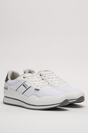 Erkek Günlük Sneaker Spor Ayakkabı BEYAZ - FÜME