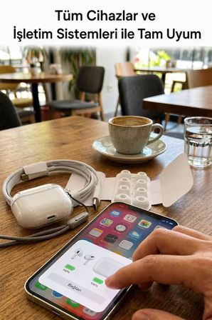 Air Pro3 ANC 2026 Dokunmatik Premium Bluetooth Kulaklık - Aktif Gürültü Engelleme, HD Ses, Şeffaf Mod