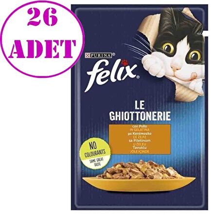 Purina Felix Tavuklu Yaş Kedi Maması 85 Gr 26 AD