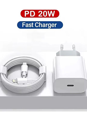 Ipad Pro 12.9" 1, 2, 3, 4 Ve 5. Nesil Uyumlu Şarj Aleti/cihazı Seti 20w Lightning