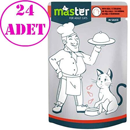 Master Kedi Konservesi Kümes Hayvanlı 80 Gr 24 AD