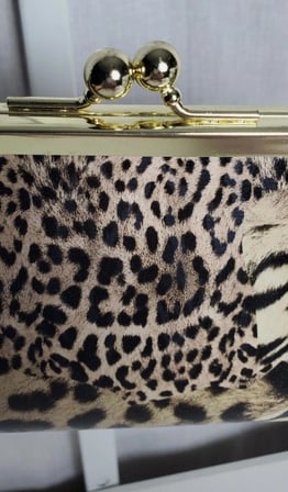 Leopar Desenli Kadın El Ve Omuz Çantası