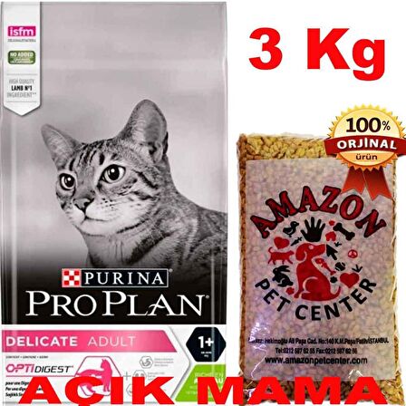 Proplan Delicate Kuzu Etli Kedi Maması Açık 3 Kg