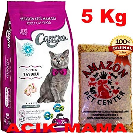 Cango Kedi Maması Tavuklu Açık 5 Kg