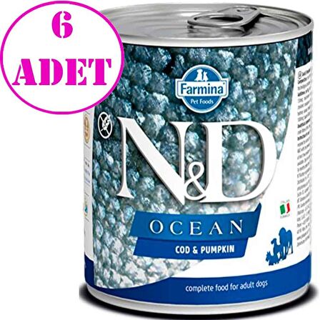 ND Ocean Köpek Konservesi Morina Balıklı 285 Gr 6 AD
