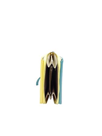 SİA ÇANTA Ollbag Rengarenk Kadın Cüzdan Cift Çıtlı Dış Ana Bölme  Metal Fermuarlı Orta Bölüm Bileklikle Taşıma İmkanı Kaliteli Malzeme Mükemmel İşçilikli kadın Cüzdan