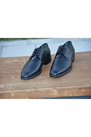 BerenniM354 Erkek Mevsimlik Kundura Hakiki Deri  Kauççuk Taban Bağlı