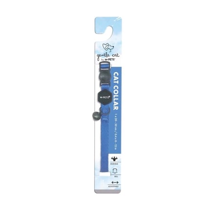 M-PETS Gentle Kedi Boyun Tasması Mavi 1x20-30cm