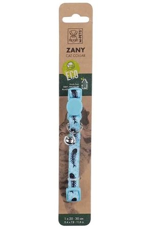 M-Pets Zany Zilli Kedi Boyun Tasması Siyah Mavi