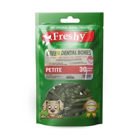 Freshy Green Dental Bones Petite Köpek Ödül Kemiği 150gr 30lu