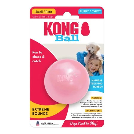 Kong Puppy Ball Delikli Top Yavru Köpek Oyuncağı S